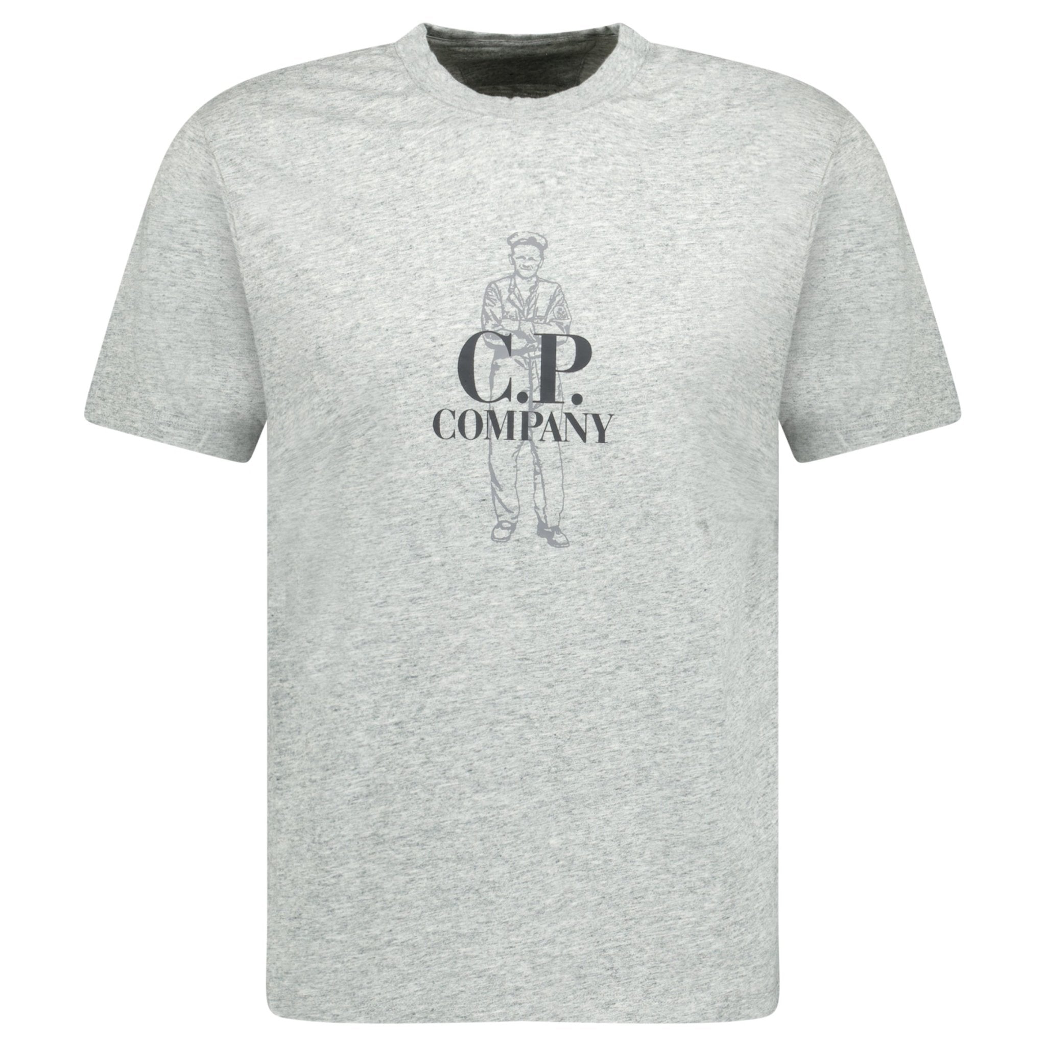 CP Company 30 1 British Sailor T Shirt in Grey Outlet Sale Always Under Retail Boinclo