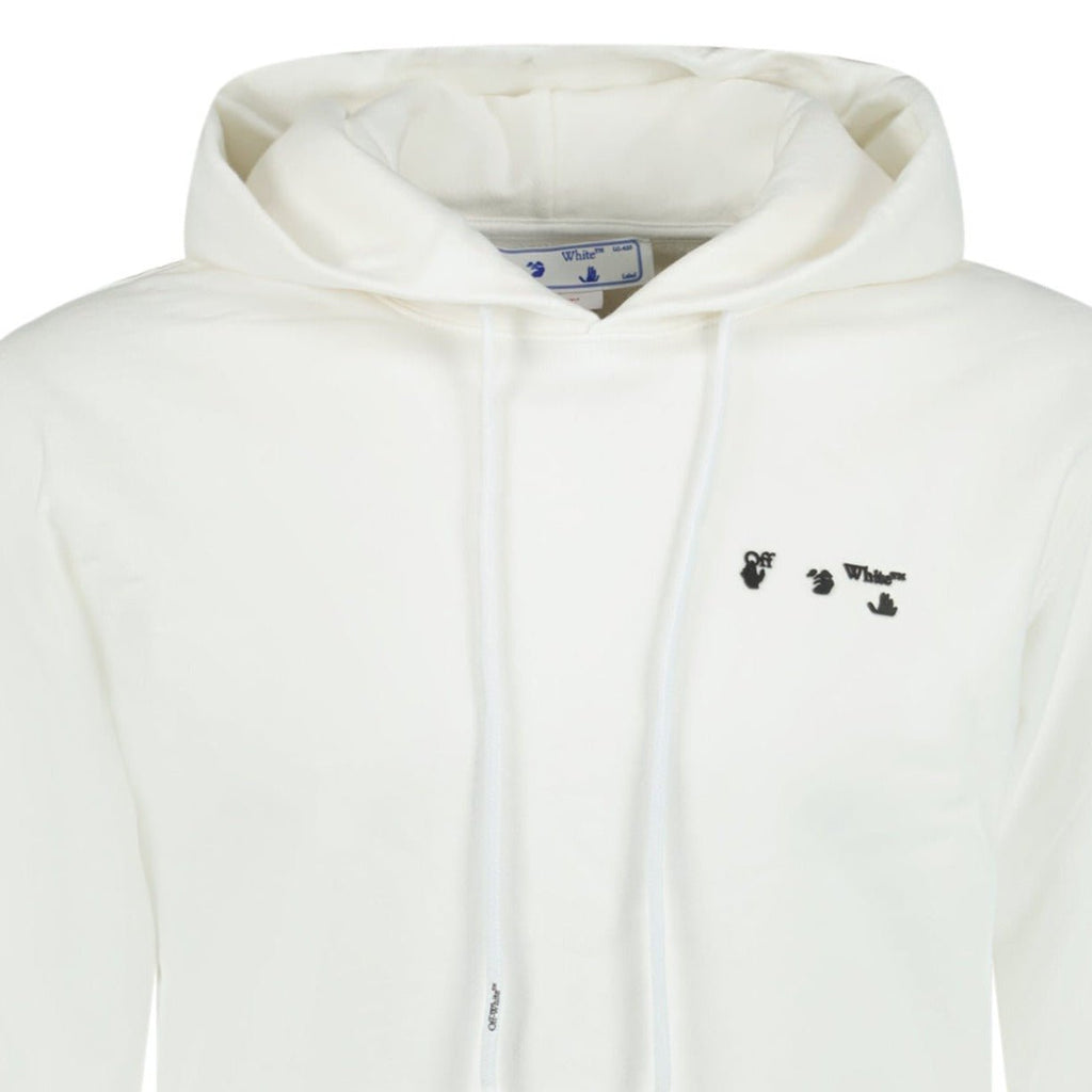 OFF-WHITE 'Permanent' Slim Hoodie White - Boinclo ltd - Outlet Sale Under Retail