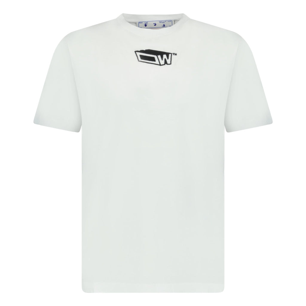 OFF-WHITE 'Seasonal' Graffiti Zine Slim T-Shirt White - Boinclo ltd - Outlet Sale Under Retail