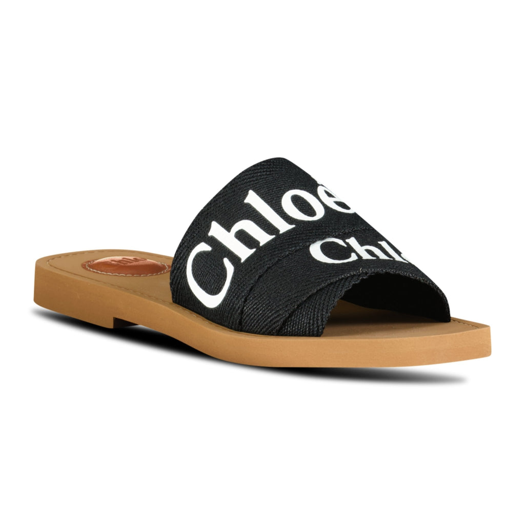 (Womens) Chloé logo-strap sandals Black - Boinclo ltd - Outlet Sale Under Retail