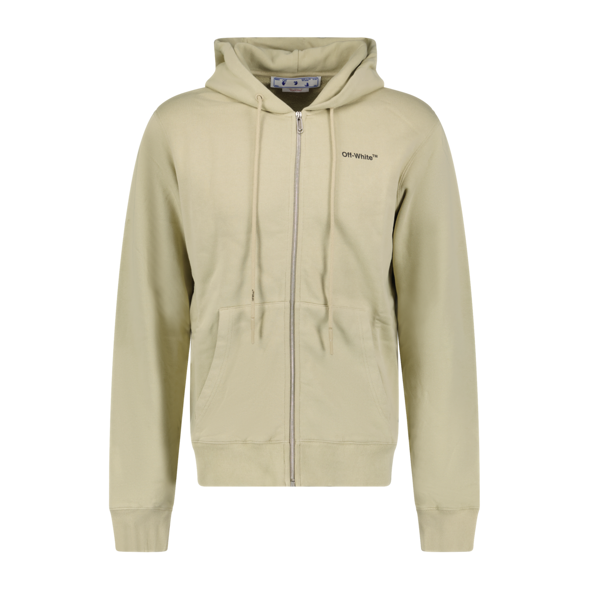 Off white hoodie zip up shop