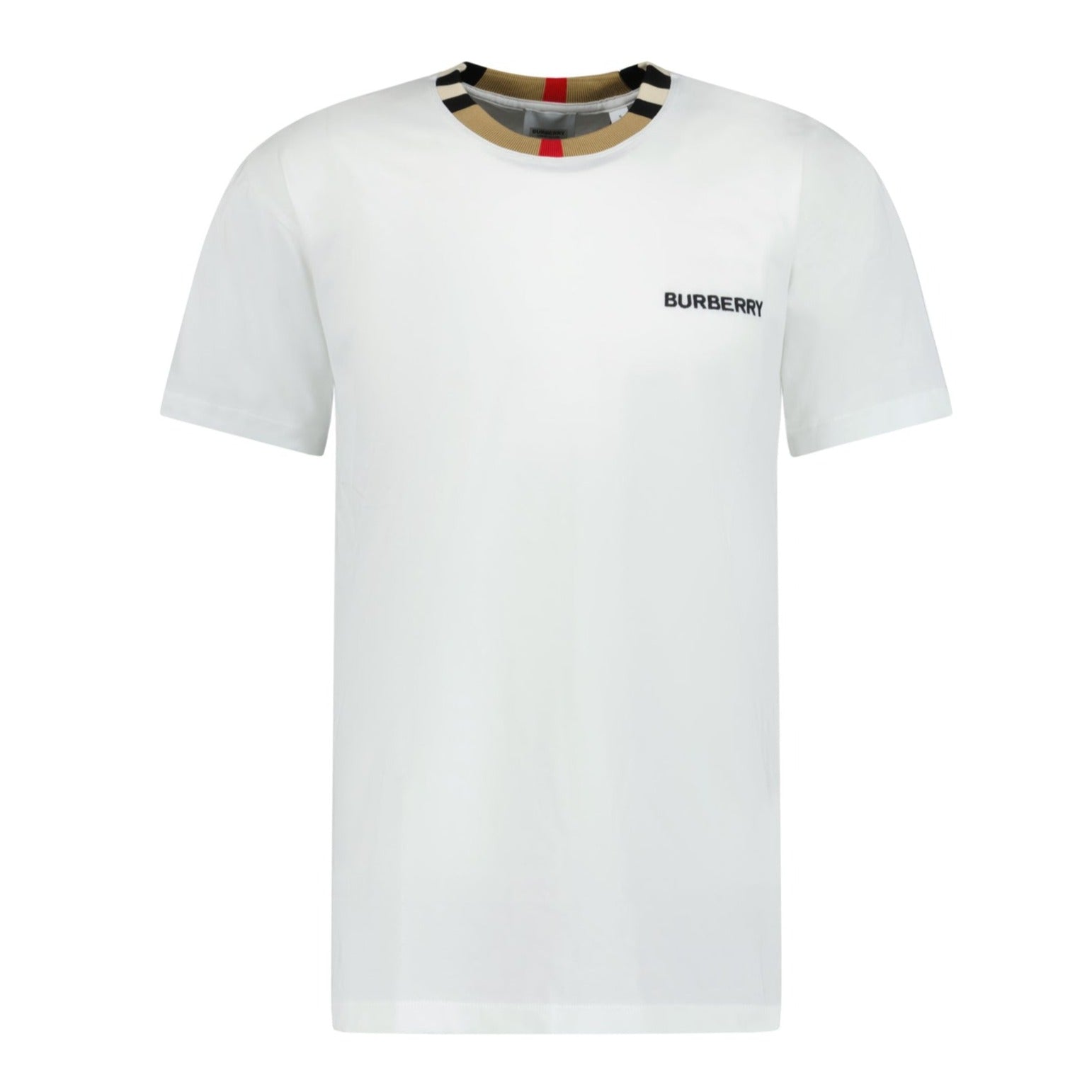 Burberry 'Jayson' Check T-Shirt White