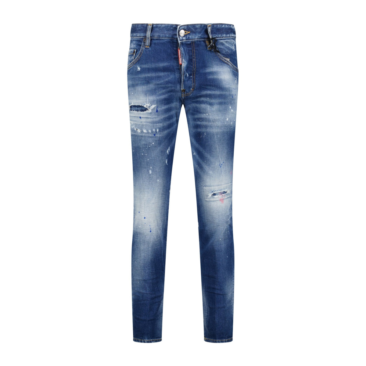Dsquared2 Men's Jeans Skater Effetto Destroy Blue main image 1