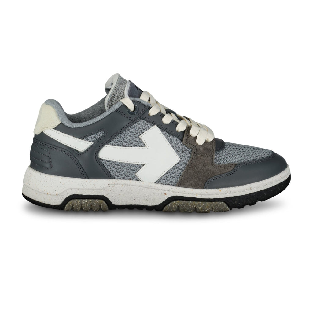 OFF-WHITE OUT OF OFFICE LOW MESH TRAINERS GREY - Boinclo ltd - Outlet Sale Under Retail
