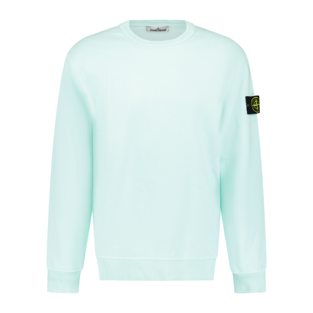 Stone Island Cotton Sweatshirt Acqua - Boinclo ltd - Outlet Sale Under Retail