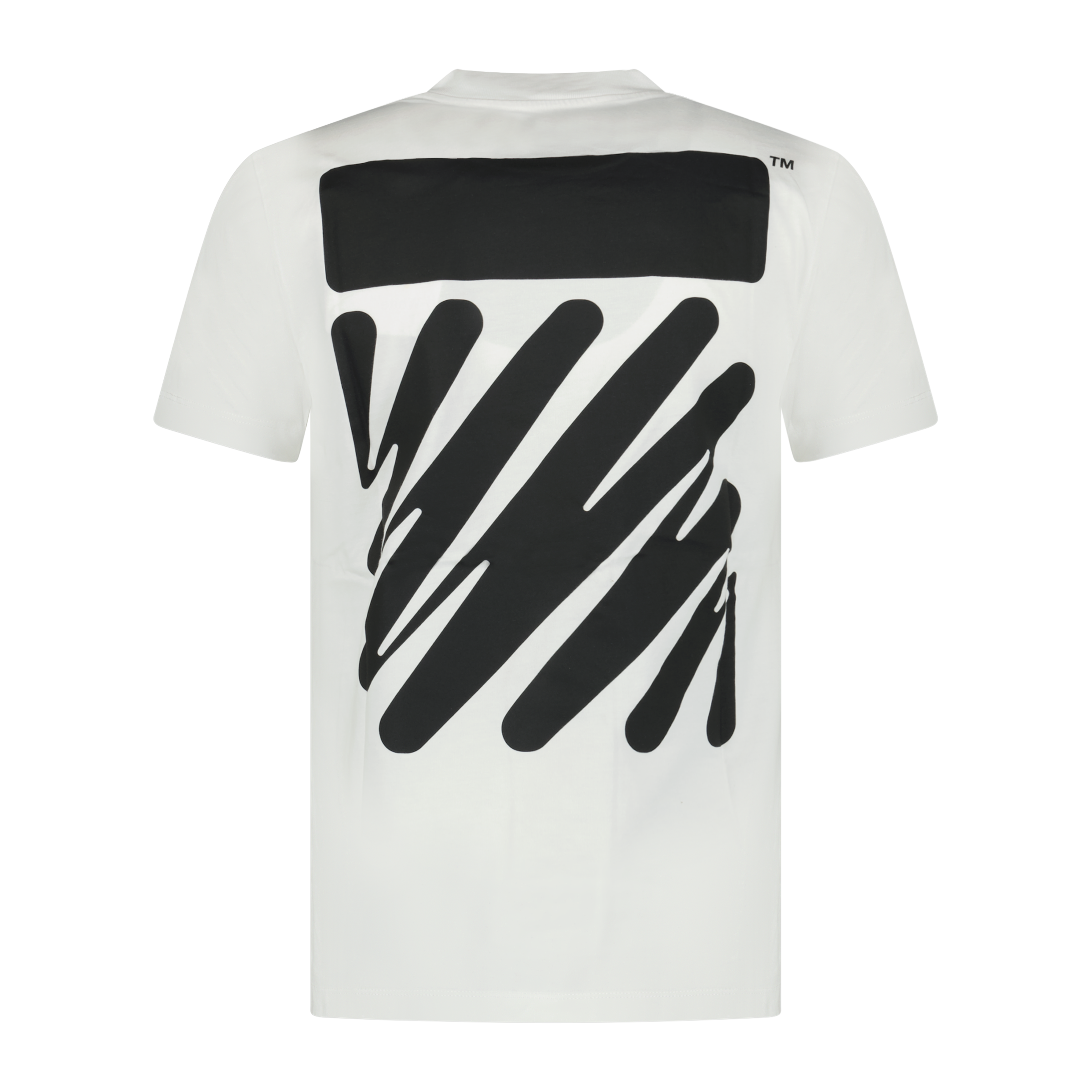 Off white black and white t shirt deals