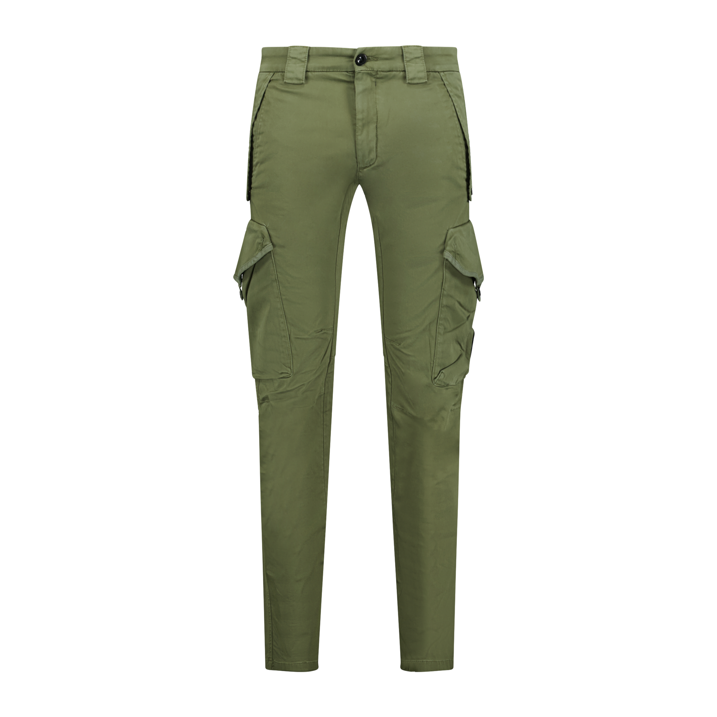 CP Company Slim Fit Cargo Trousers Army Green