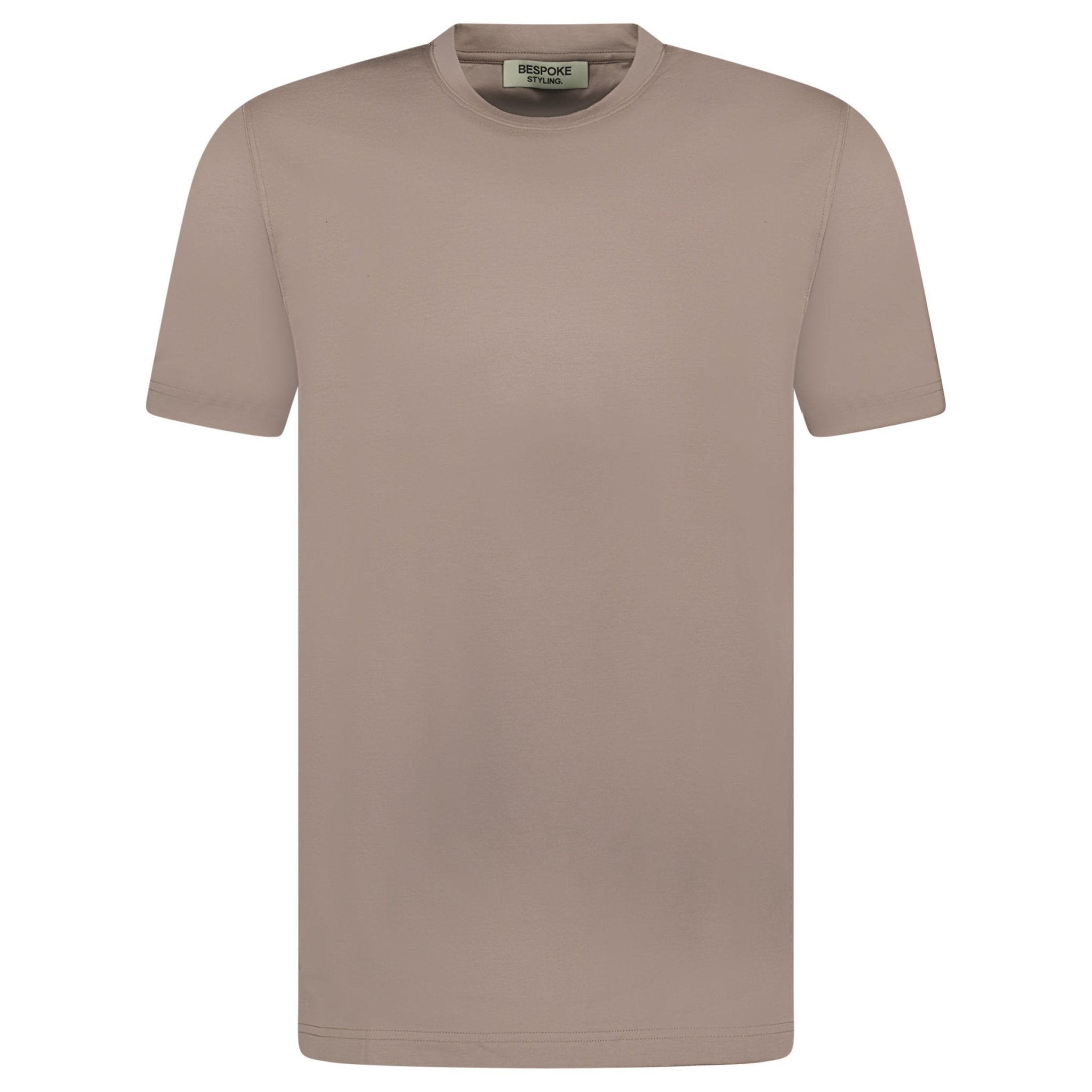 Color variation of Mercerized Cotton T-Shirt Taupe