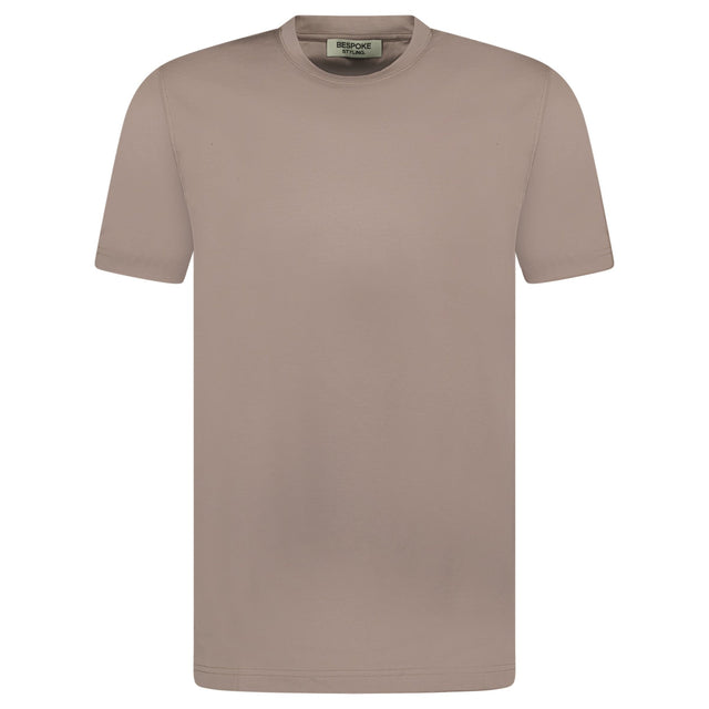 Bespoke Stylings Mercerized Cotton T-Shirt Taupe - Boinclo - Outlet Sale Under Retail