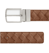 Bottega Veneta Intrecciato Leather Belt in Brown - Boinclo - Outlet Sale Under Retail