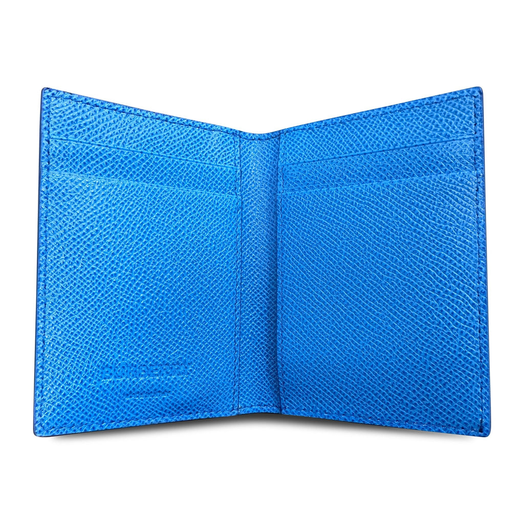 Burberry 'Bateman' Leather Card Holder Vivid Blue - Boinclo ltd - Outlet Sale Under Retail
