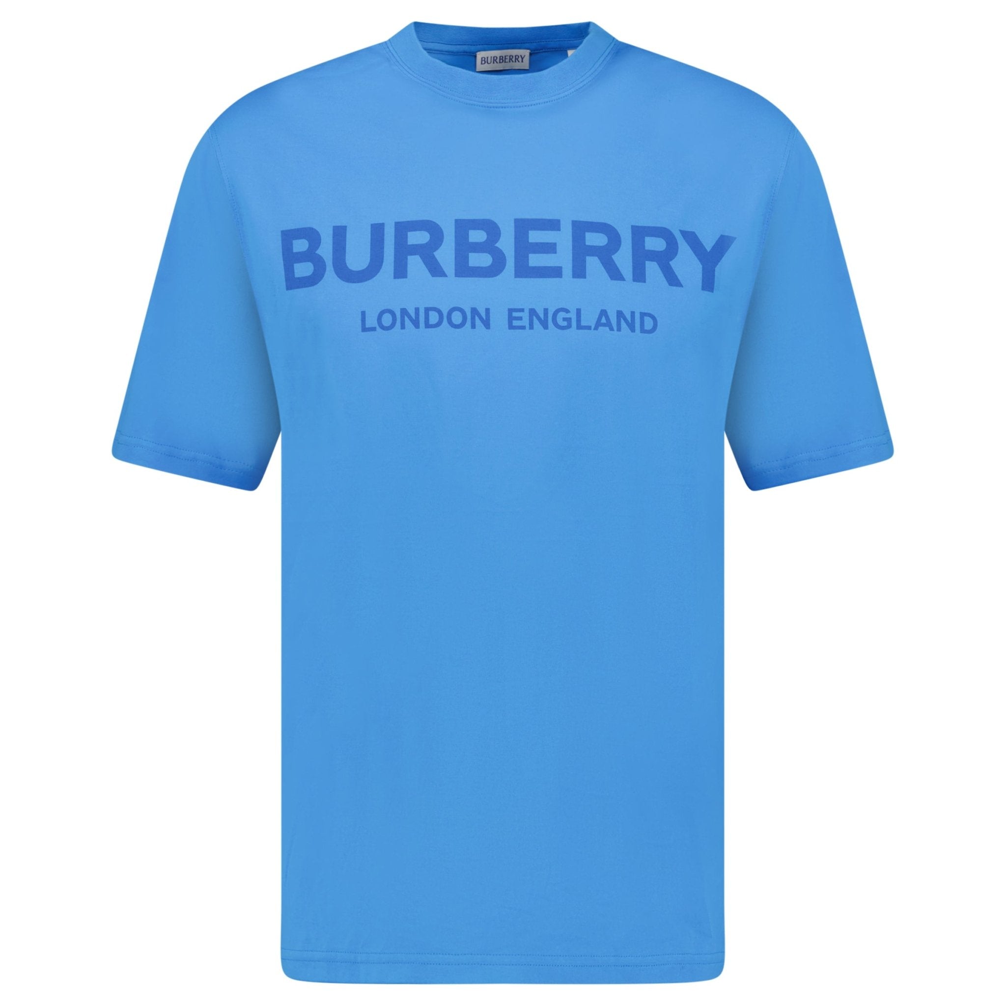 Color variation of 'Ellison' London Logo Print T-Shirt Blue