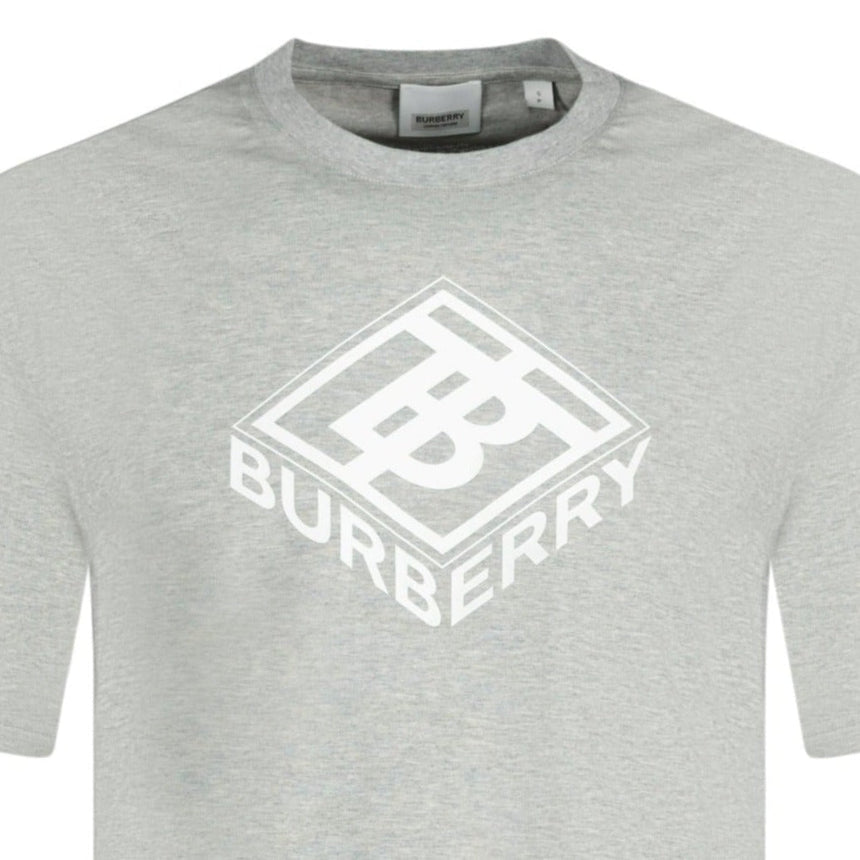 Burberry 'Ellison' Short Sleeve T - Shirt Grey - Boinclo - Outlet Sale Under Retail