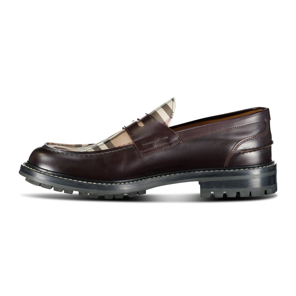 Burberry 'Fred' Check Loafer Conker Brown - Boinclo ltd - Outlet Sale Under Retail