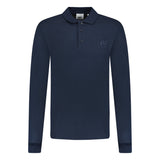 Burberry 'Gateforth' Long Sleeve Polo - Shirt Navy - Boinclo ltd - Outlet Sale Under Retail