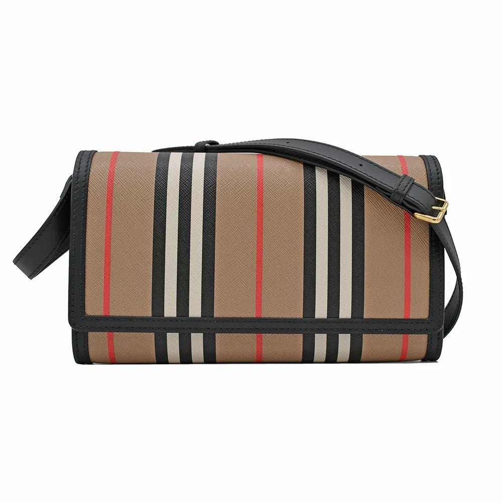 Burberry archive leather shoulder bag