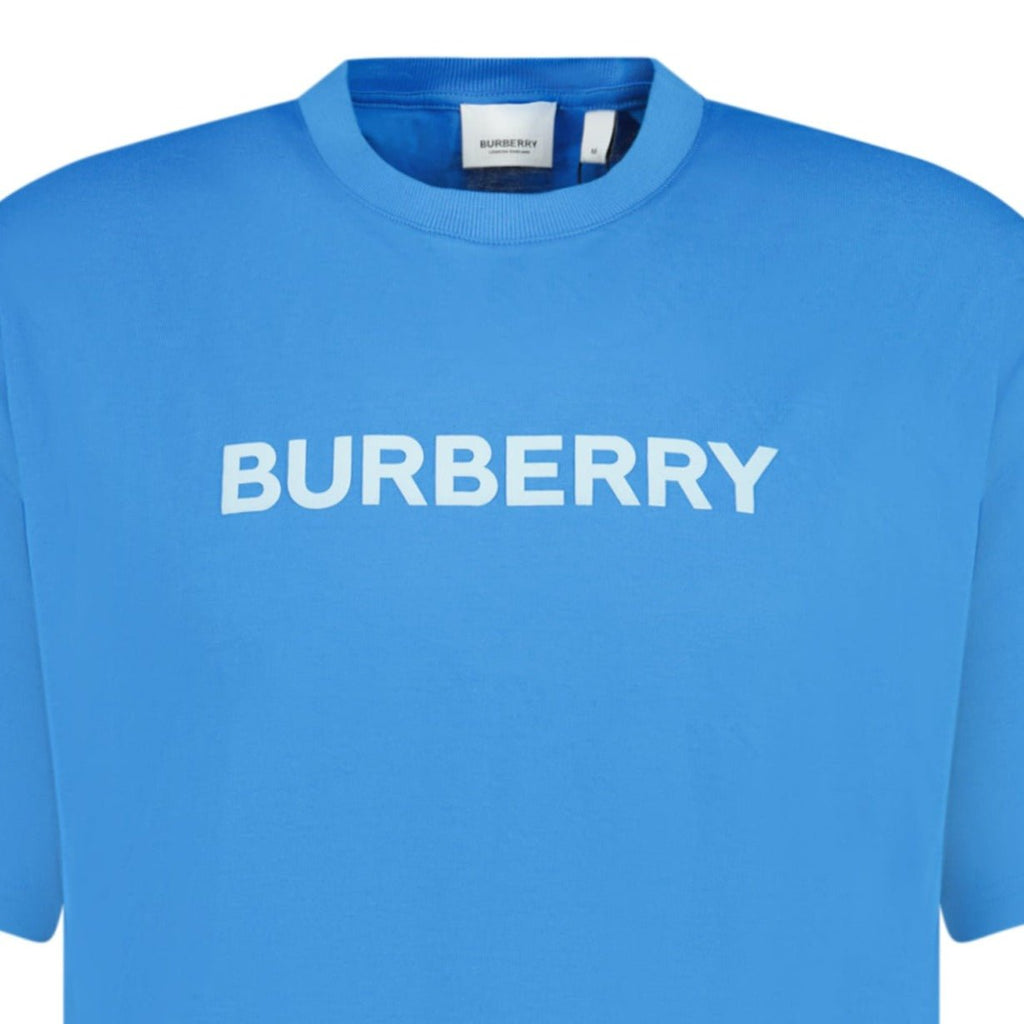 Burberry 'Harriston' Short Sleeve T-Shirt Blue - Boinclo ltd - Outlet Sale Under Retail