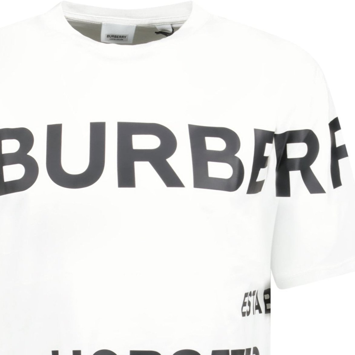 Burberry Burberry Horseferry Cotton T Shirt White Outlet Sale Always Under Retail Boinclo