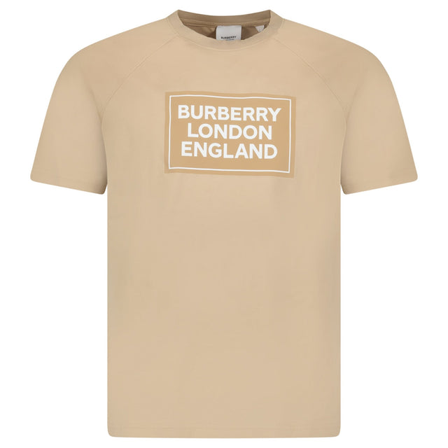 Burberry 'Margot' London England Logo T-Shirt Soft Fawn - Boinclo - Outlet Sale Under Retail