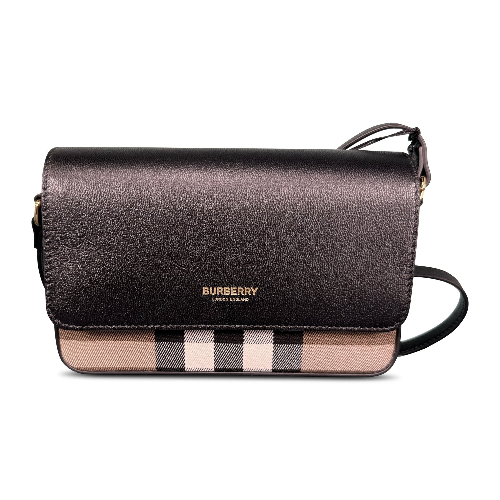 New Hampshire Leather Shoulder Bag Black