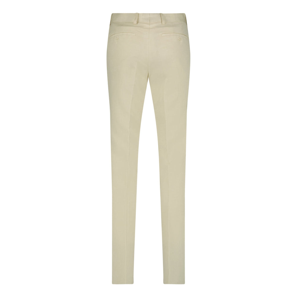 Burberry 'Savile' Trousers Natural White/ Beige - Boinclo ltd - Outlet Sale Under Retail