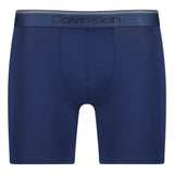 Calvin Klein Microfiber Stretch Boxers Navy X2, Black, Blue & Khaki (5 Pack) - Boinclo - Outlet Sale Under Retail