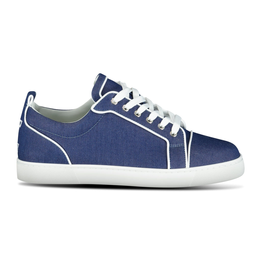 Christian Louboutin 'Varsijunior' Sneakers Denim & White - Boinclo ltd - Outlet Sale Under Retail