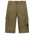 CP Company Bermuda Cargo Lens Shorts Ivy Green - Boinclo - Outlet Sale Under Retail