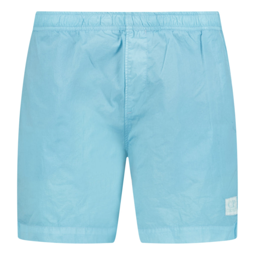 CP Company Chrome-R Patch Logo Swim Shorts Baby Blue - Boinclo ltd - Outlet Sale Under Retail