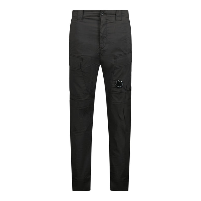 CP Company Cuffed 50 Fili Stretch Cargo Pants Black - Boinclo - Outlet Sale Under Retail