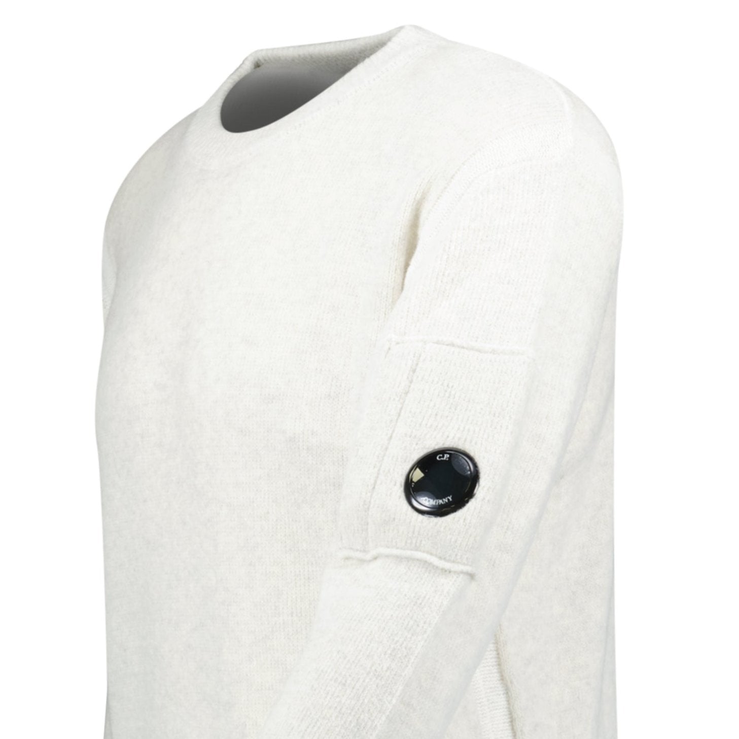 【送料&関税込】C.P. Company Maglia Fleece Knit Vanise CP Company Fleece Knit Crewneck Vanisé Lens Knit Jumper