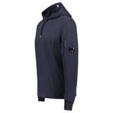 CP Company Hooded Lens Light Fleece Sweatshirt Midnight Blue - Boinclo - Outlet Sale Under Retail