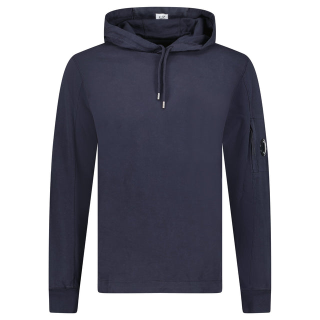 CP Company Hooded Lens Light Fleece Sweatshirt Midnight Blue - Boinclo - Outlet Sale Under Retail