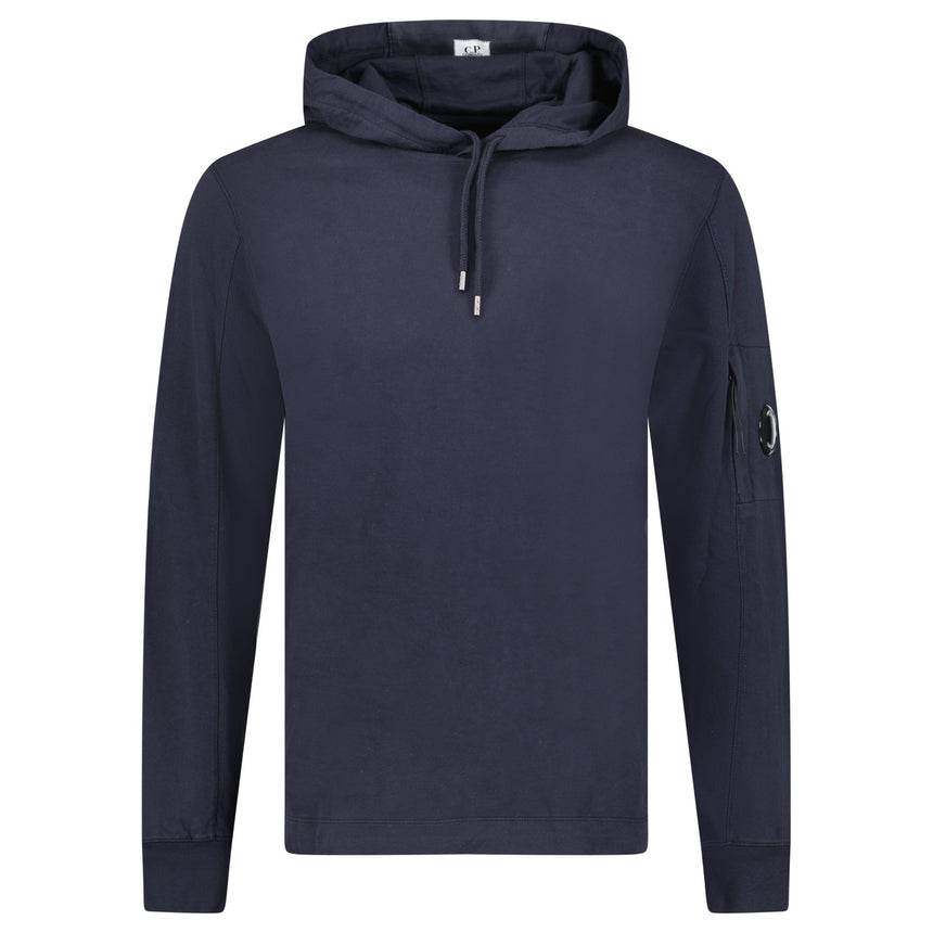 CP Company Hooded Lens Light Fleece Sweatshirt Midnight Blue - Boinclo - Outlet Sale Under Retail