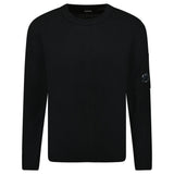 CP Company Lambswool GRS Crew Neck Full Knit Black - Boinclo - Outlet Sale Under Retail