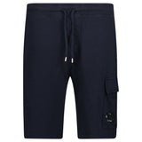 CP Company Light Fleece Lens Sweat Shorts Navy - Boinclo - Outlet Sale Under Retail