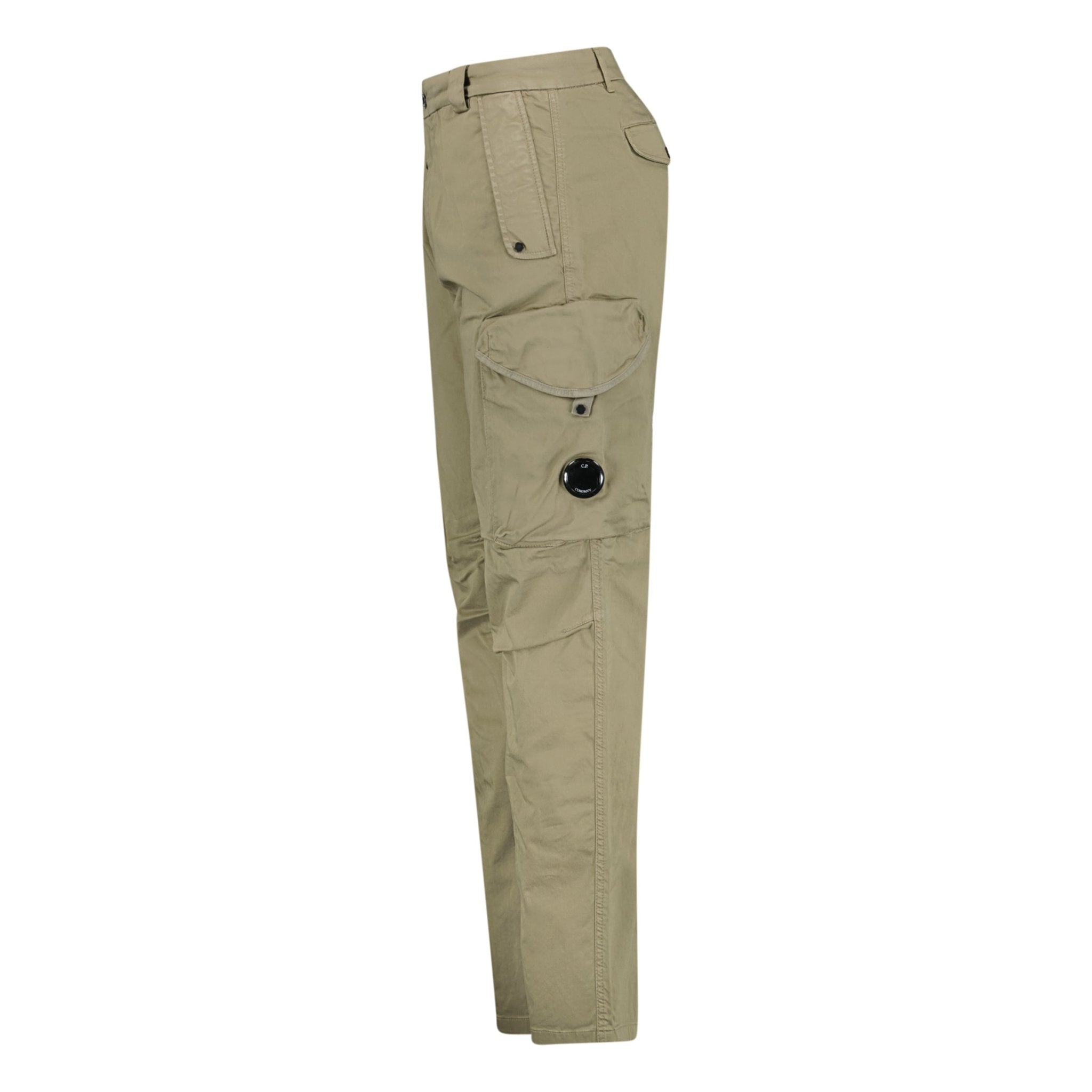 CP Company Sateen Stretch Cargo Pants Beige - Outlet Sale