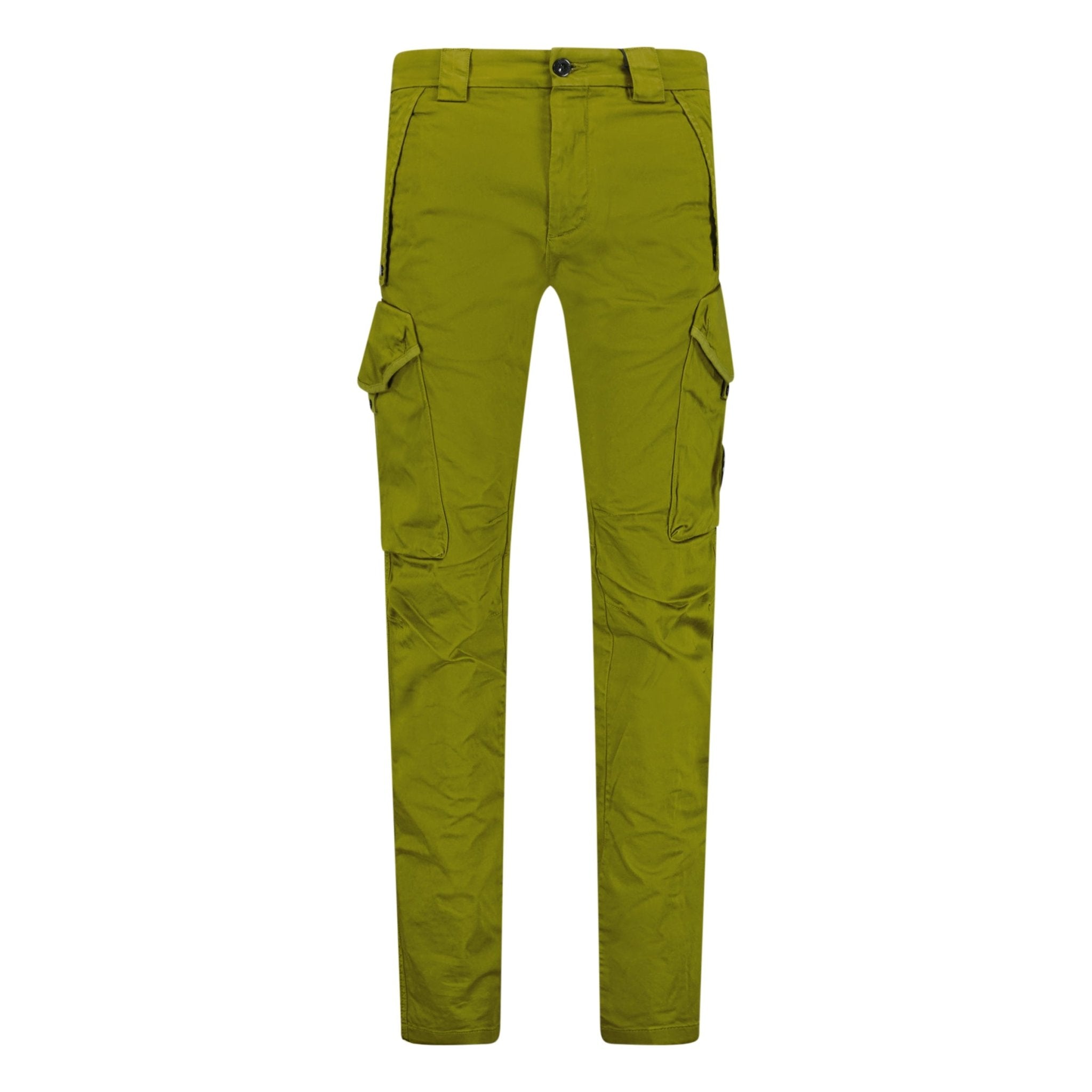CP Company Sateen Stretch Cargo Pants Green