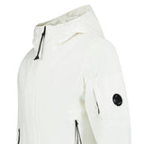 CP Company Softshell Arm Lens Jacket White - Boinclo ltd - Outlet Sale Under Retail