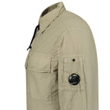 CP Company Taylon - L Lens Chrome Zip - Up Jacket Dove Grey - Boinclo ltd - Outlet Sale Under Retail