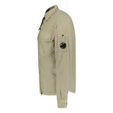 CP Company Taylon - L Lens Chrome Zip - Up Jacket Dove Grey - Boinclo ltd - Outlet Sale Under Retail