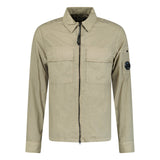 CP Company Taylon - L Lens Chrome Zip - Up Jacket Dove Grey - Boinclo ltd - Outlet Sale Under Retail