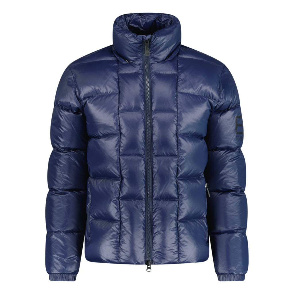 Emporio Armani Down Padded Detachable Hood Puffer Jacket Navy - Boinclo ltd - Outlet Sale Under Retail