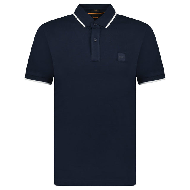 Hugo Boss Passertip Polo T-Shirt in Navy - Boinclo - Outlet Sale Under Retail