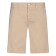 Jacob Cohen Bermuda Shorts Fur Patch Beige - Boinclo ltd - Outlet Sale Under Retail