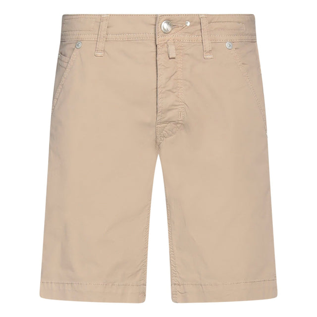 Jacob Cohen Bermuda Shorts Fur Patch Beige - Boinclo ltd - Outlet Sale Under Retail