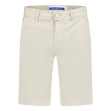 Jacob Cohen Bermuda Shorts Fur Patch Jeans Beige - Boinclo ltd - Outlet Sale Under Retail