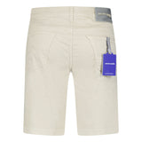Jacob Cohen Bermuda Shorts Fur Patch Jeans Beige - Boinclo - Outlet Sale Under Retail