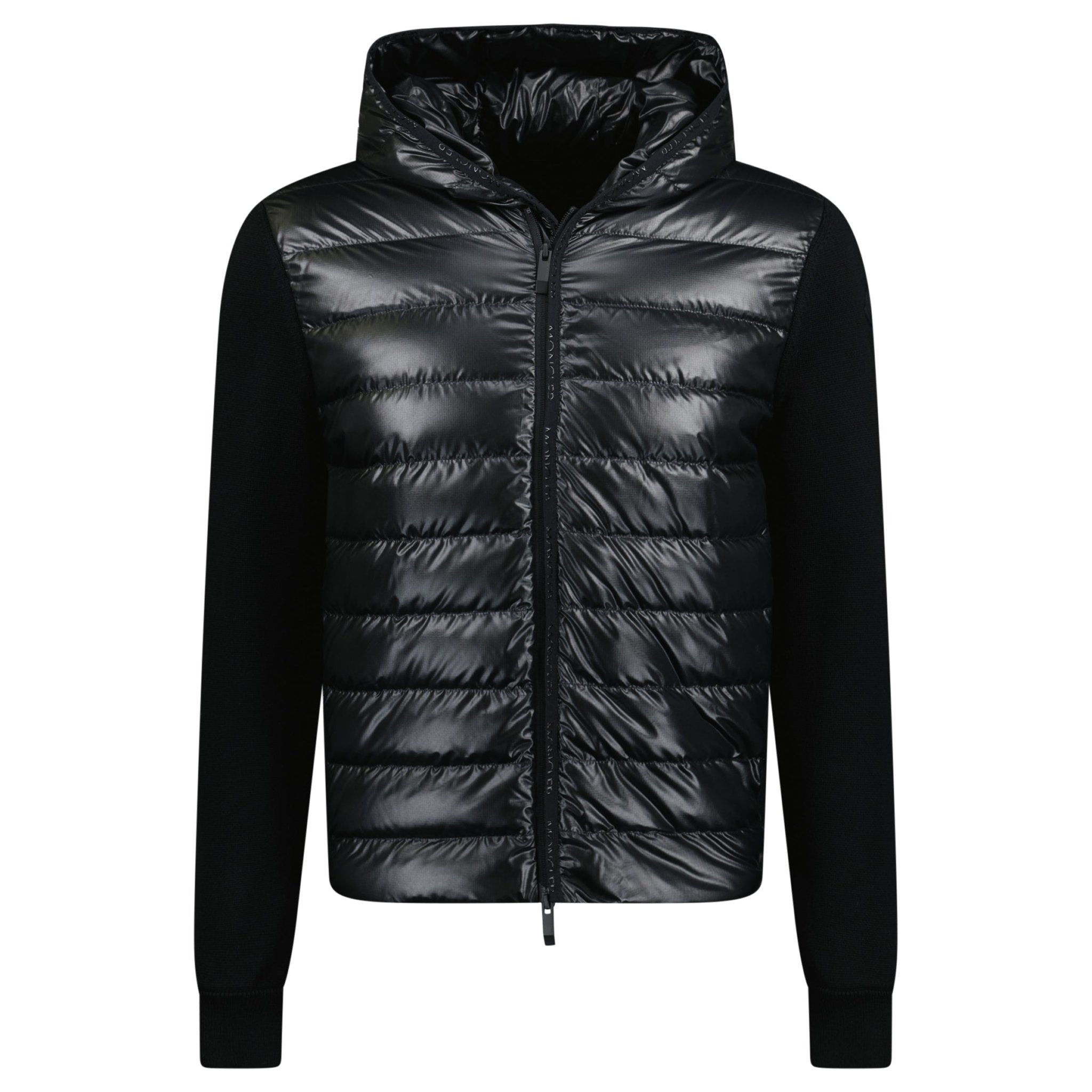Moncler Maglia Moncler Hybrid Full Zip Hoodie Navy Sandbanks