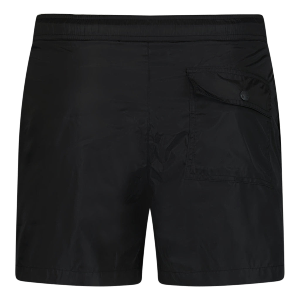 Moncler Logo Swim Shorts Black & White Logo - Boinclo ltd - Outlet Sale Under Retail